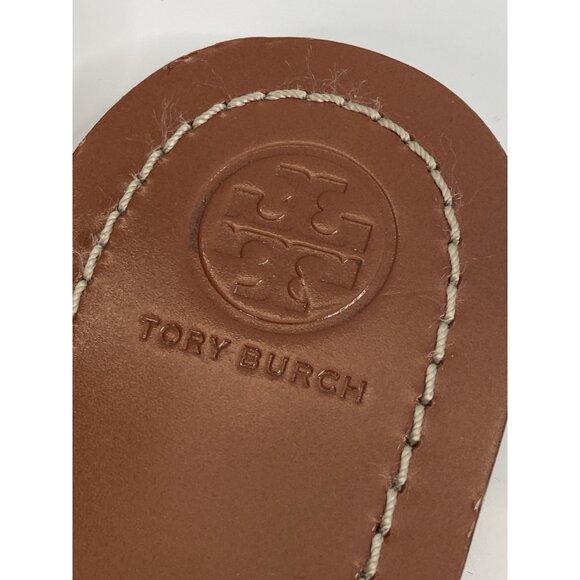 Tory Burch Tatiana Pearlescent Thong Sandals Women’s 10 M Leather Sole - Picture 8 of 16